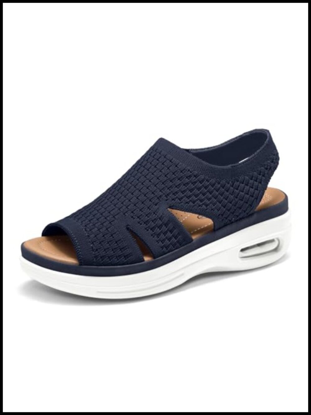 Women's Slip On Walking Sandals Platform Air Cushion Comfort Summer Shoes